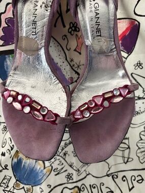 Made in Italy 🇮🇹 Lilac suede wedges